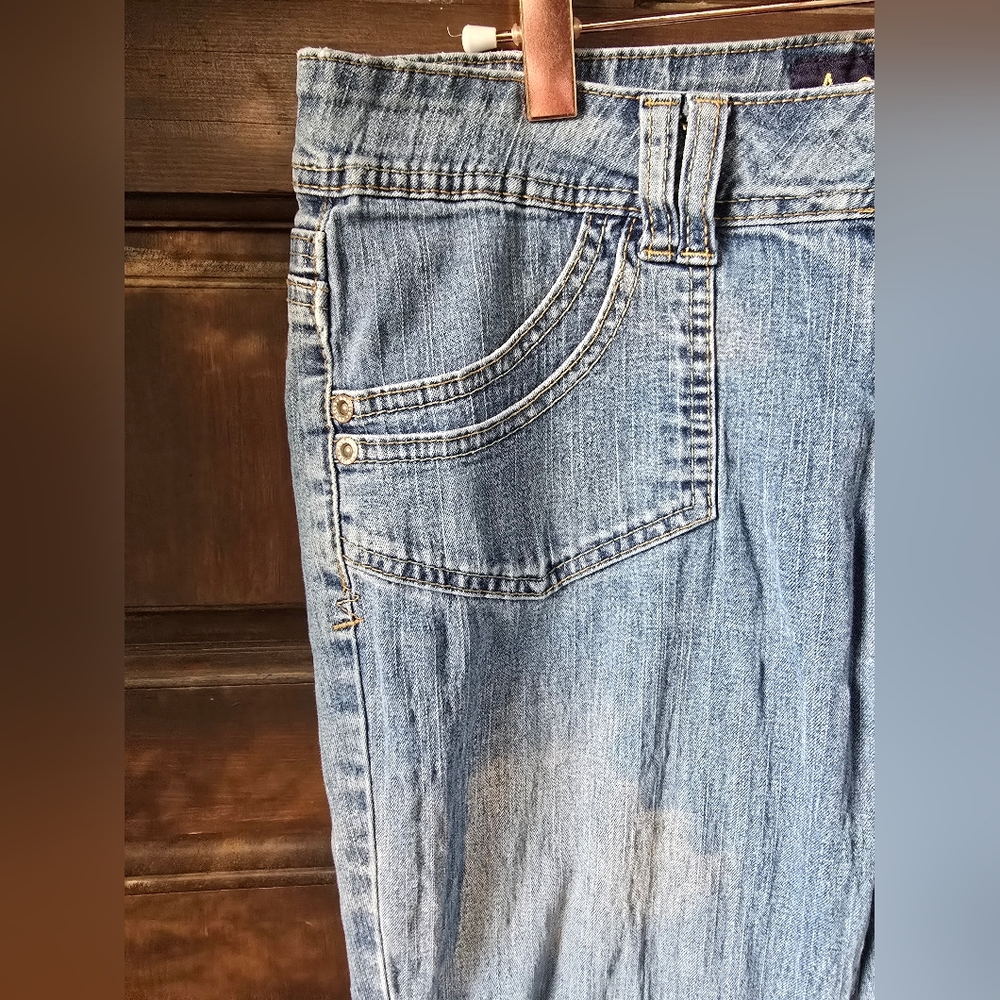 90s Y2K Angels Low Rise Flare Jeans Size 11